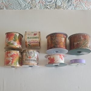 Autumn Leaf Ribbon Set
